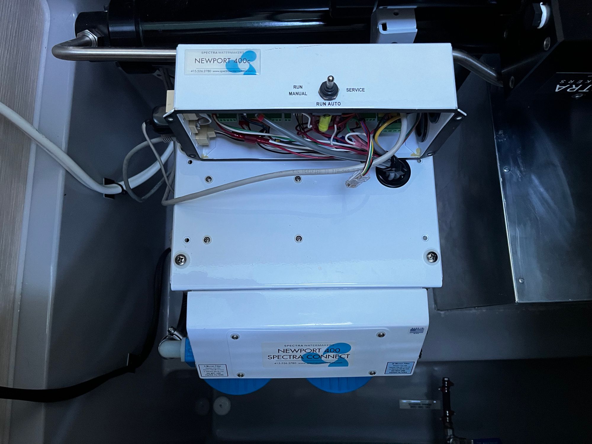 Automating a Spectra Newport 400c Watermaker