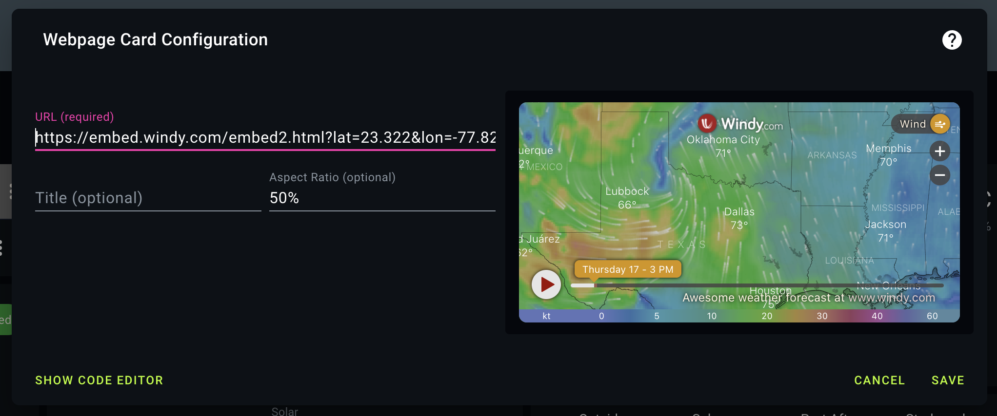 Generating GPS-powered wind forecasts with Windy.com