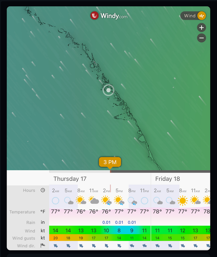 Generating GPS-powered wind forecasts with Windy.com
